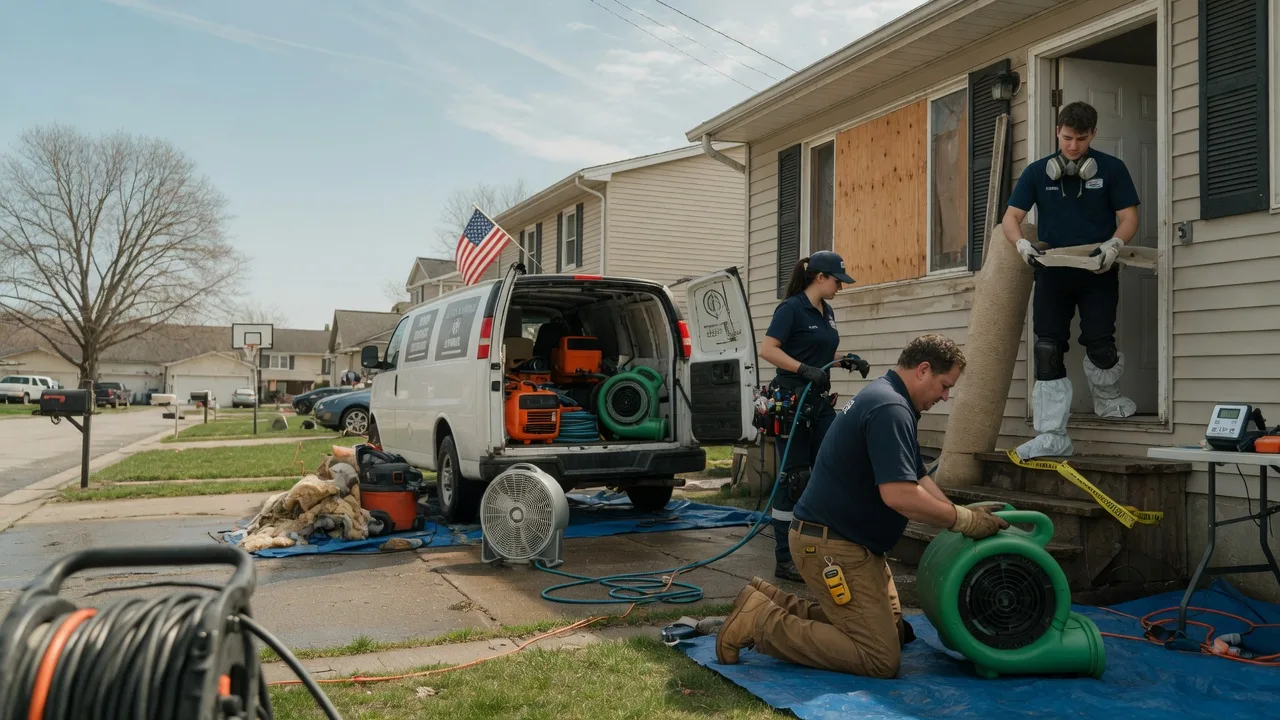 Water Damage Restoration in Sandborn, IN near me